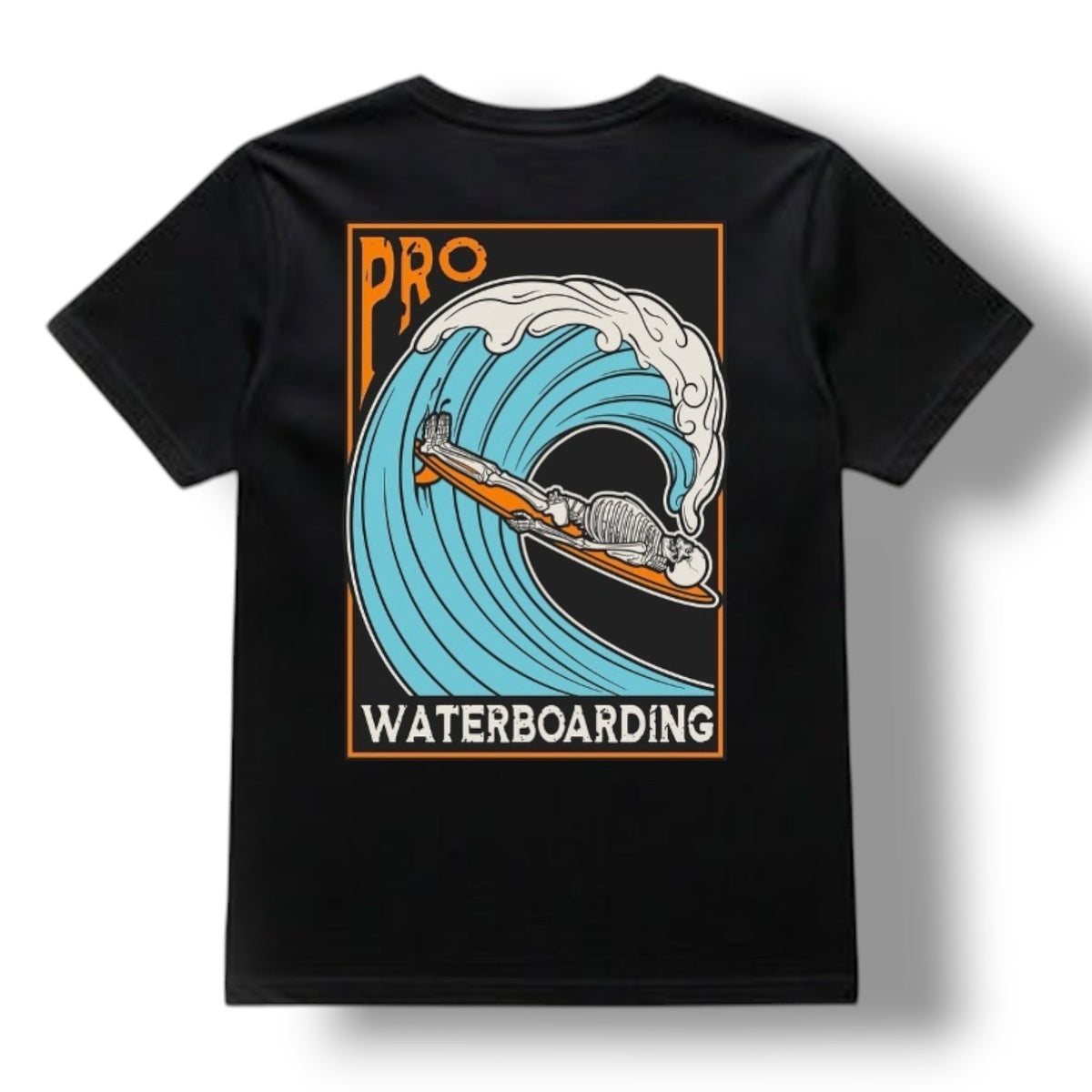 WATERBOARDING TEE (BLACK)