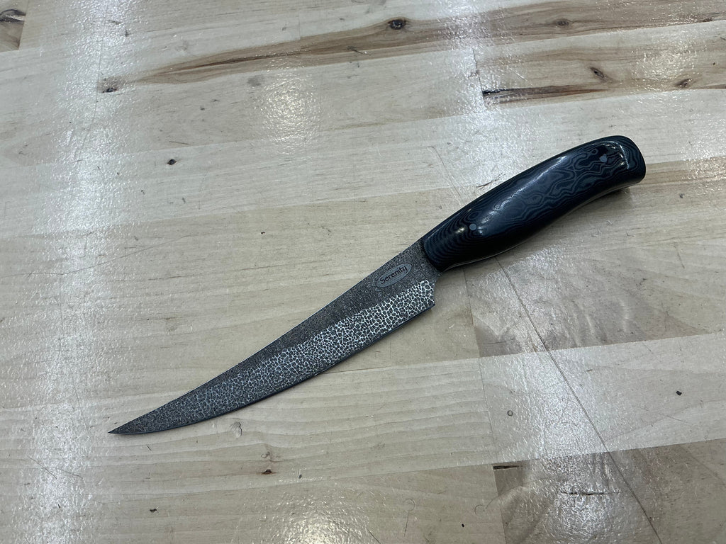 Short Boning Knife - Z-FiNite - Suretouch Burl Handle
