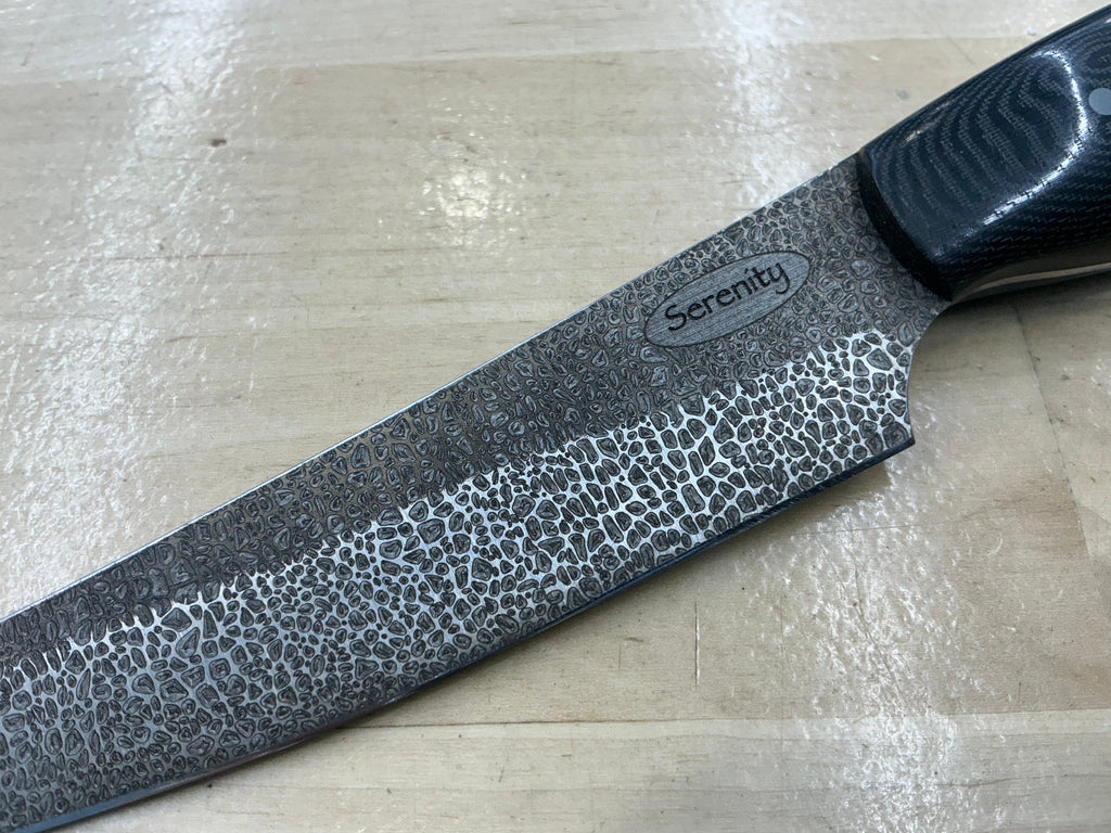 Short Boning Knife - Z-FiNite - Suretouch Burl Handle