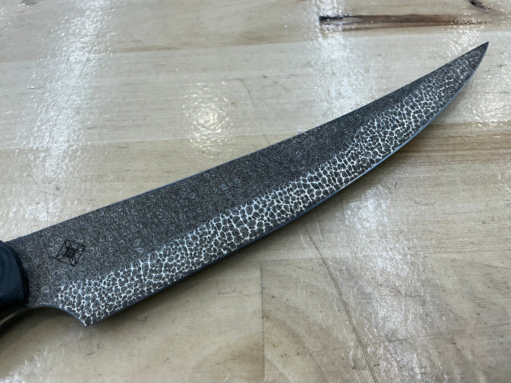 Short Boning Knife - Z-FiNite - Suretouch Burl Handle