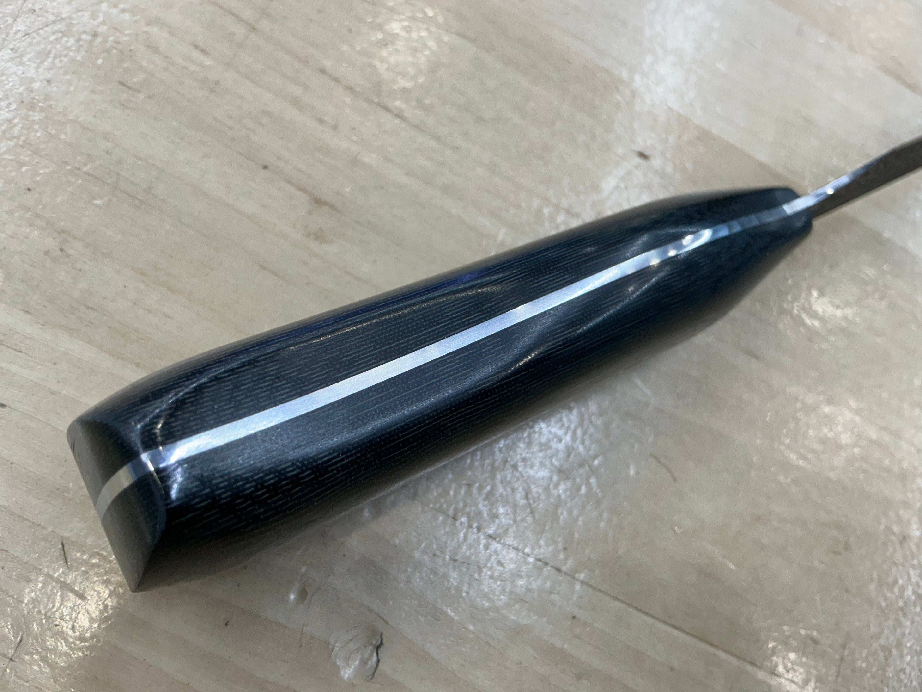 Short Boning Knife - Z-FiNite - Suretouch Burl Handle