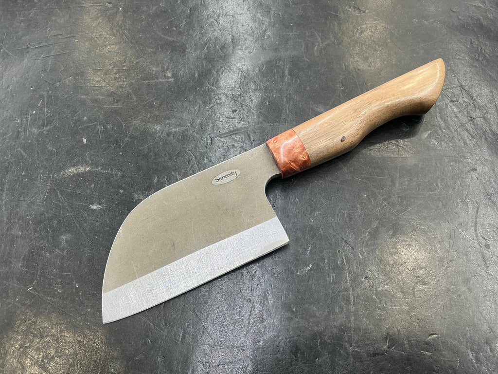 Mini Bunka - CPM MagnaCut - Desert Walnut & Box Elder Burl Handle