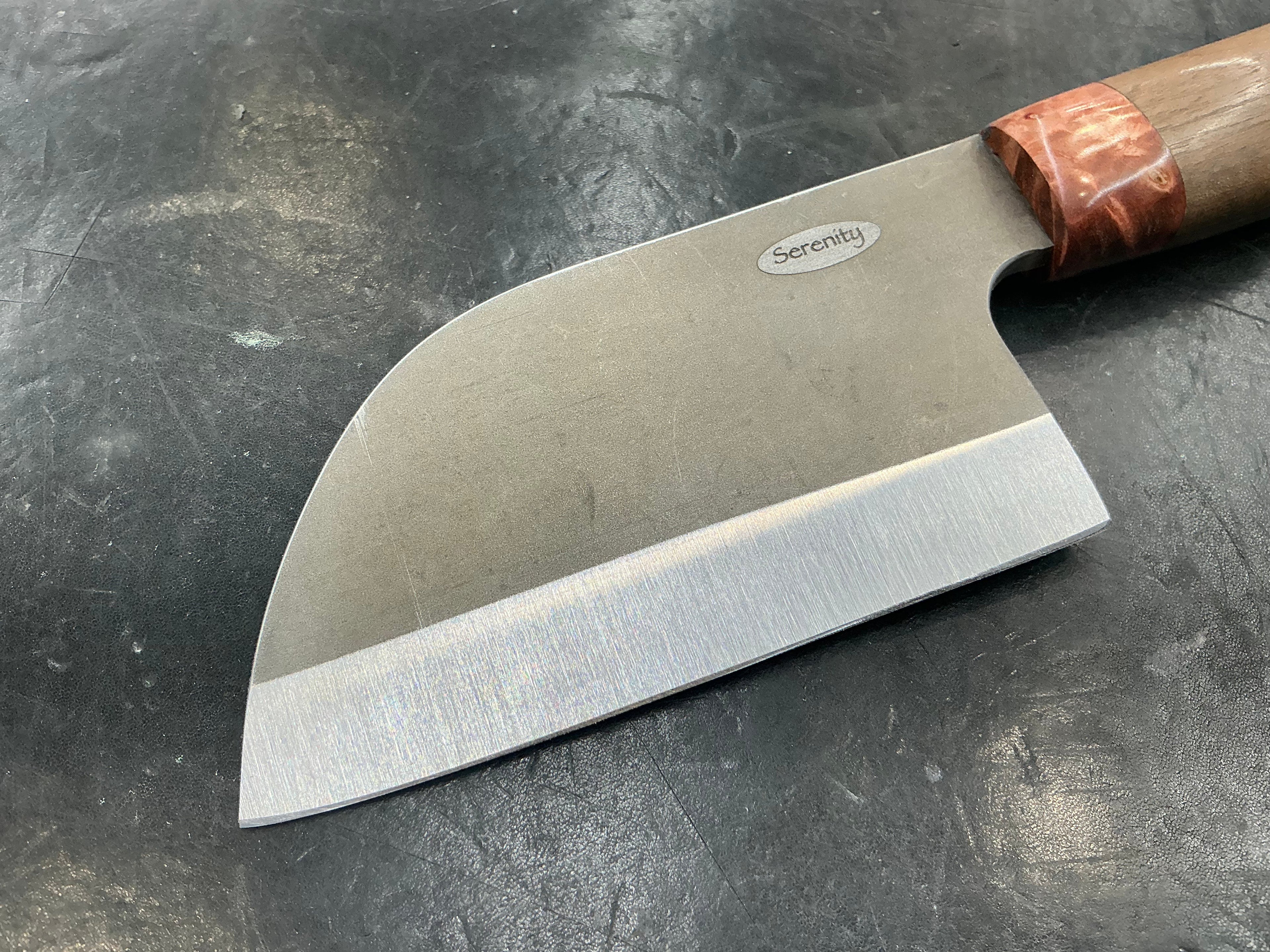 Mini Bunka - CPM MagnaCut - Desert Walnut & Box Elder Burl Handle