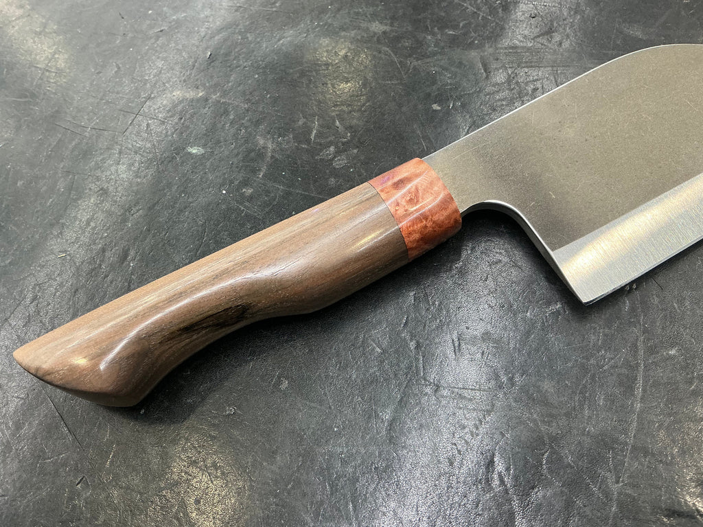 Mini Bunka - CPM MagnaCut - Desert Walnut & Box Elder Burl Handle