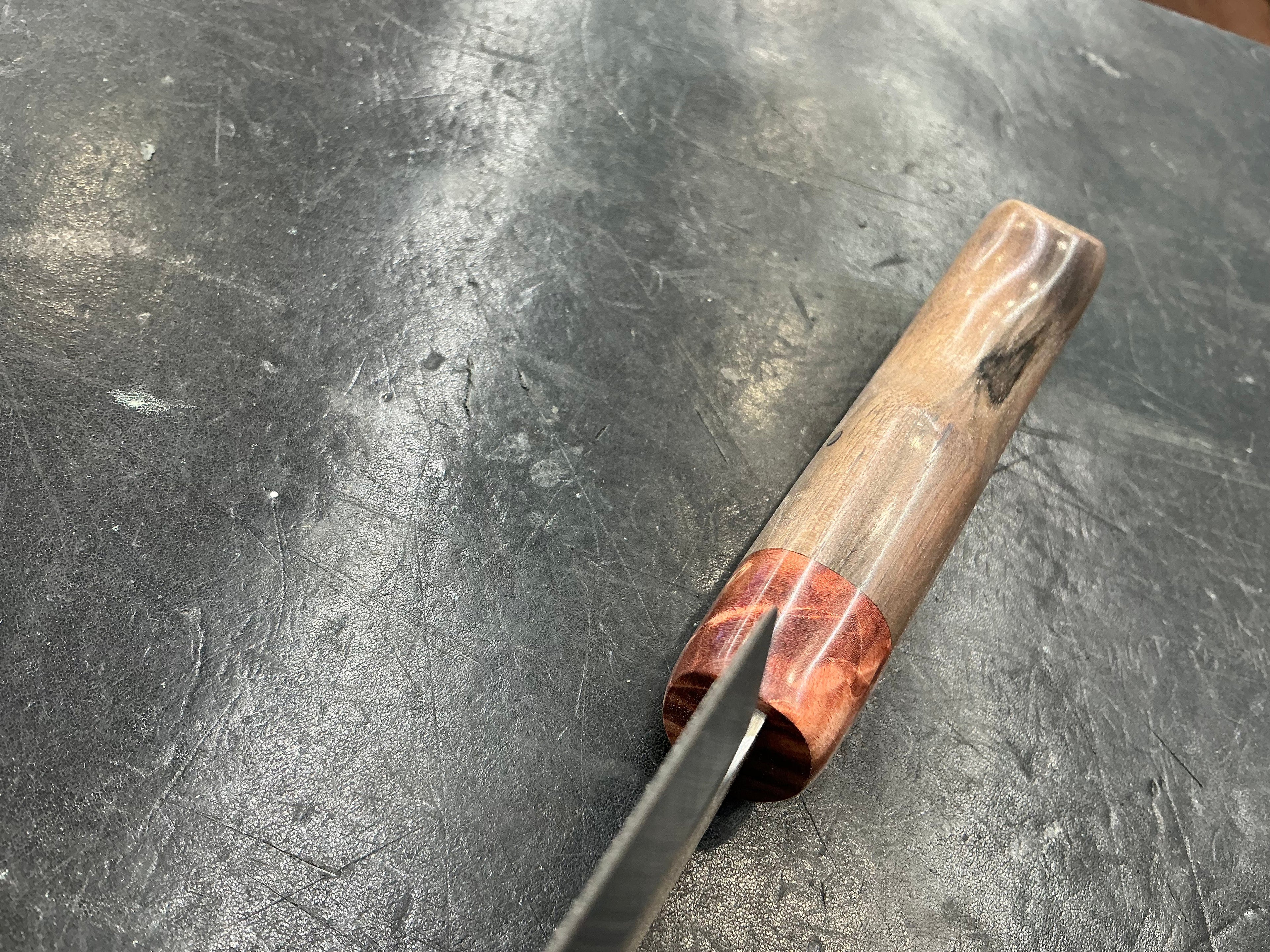 Mini Bunka - CPM MagnaCut - Desert Walnut & Box Elder Burl Handle