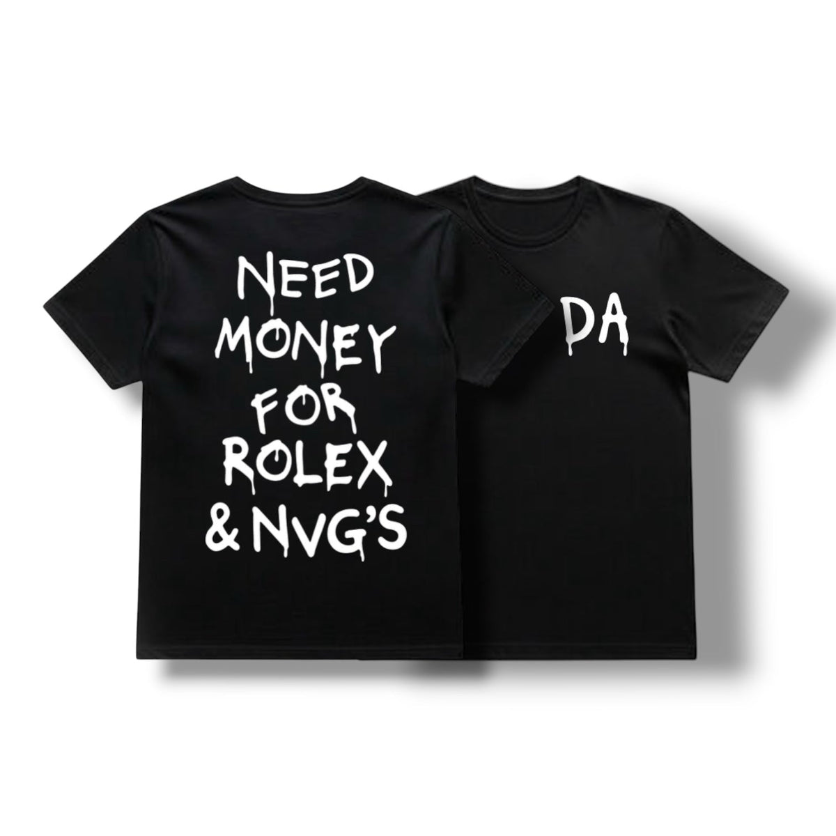 "NEED MONEY" TEE (BLACK)
