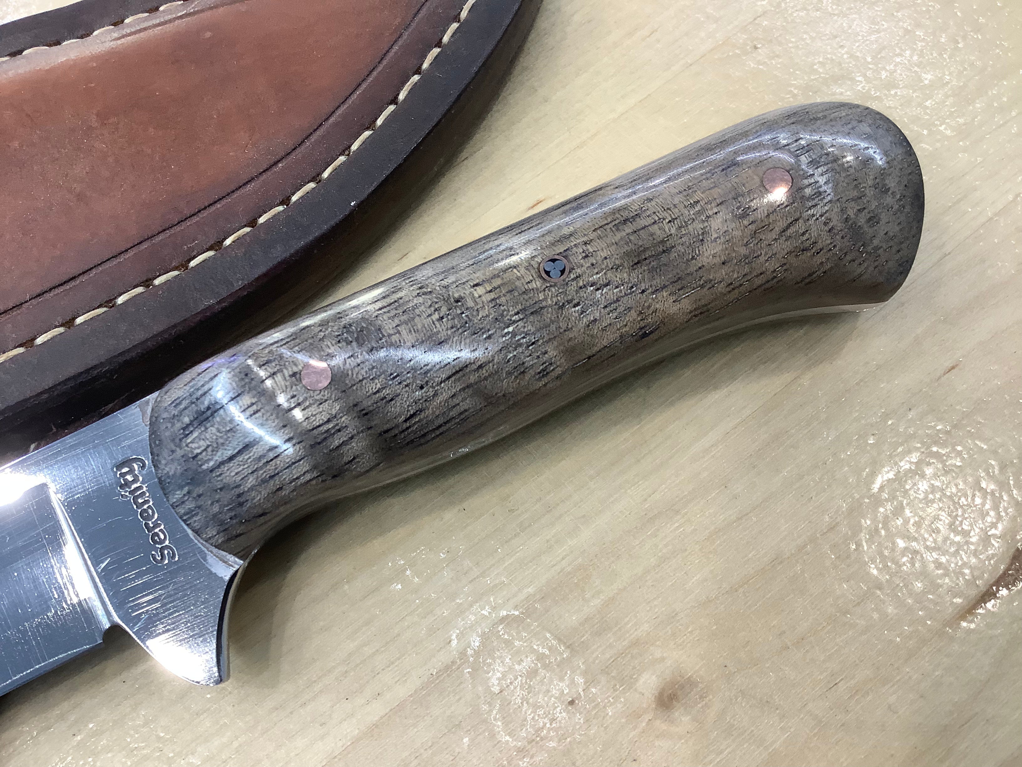 American Heritage Utility Every Day Carry with Handmade Leather Sheath