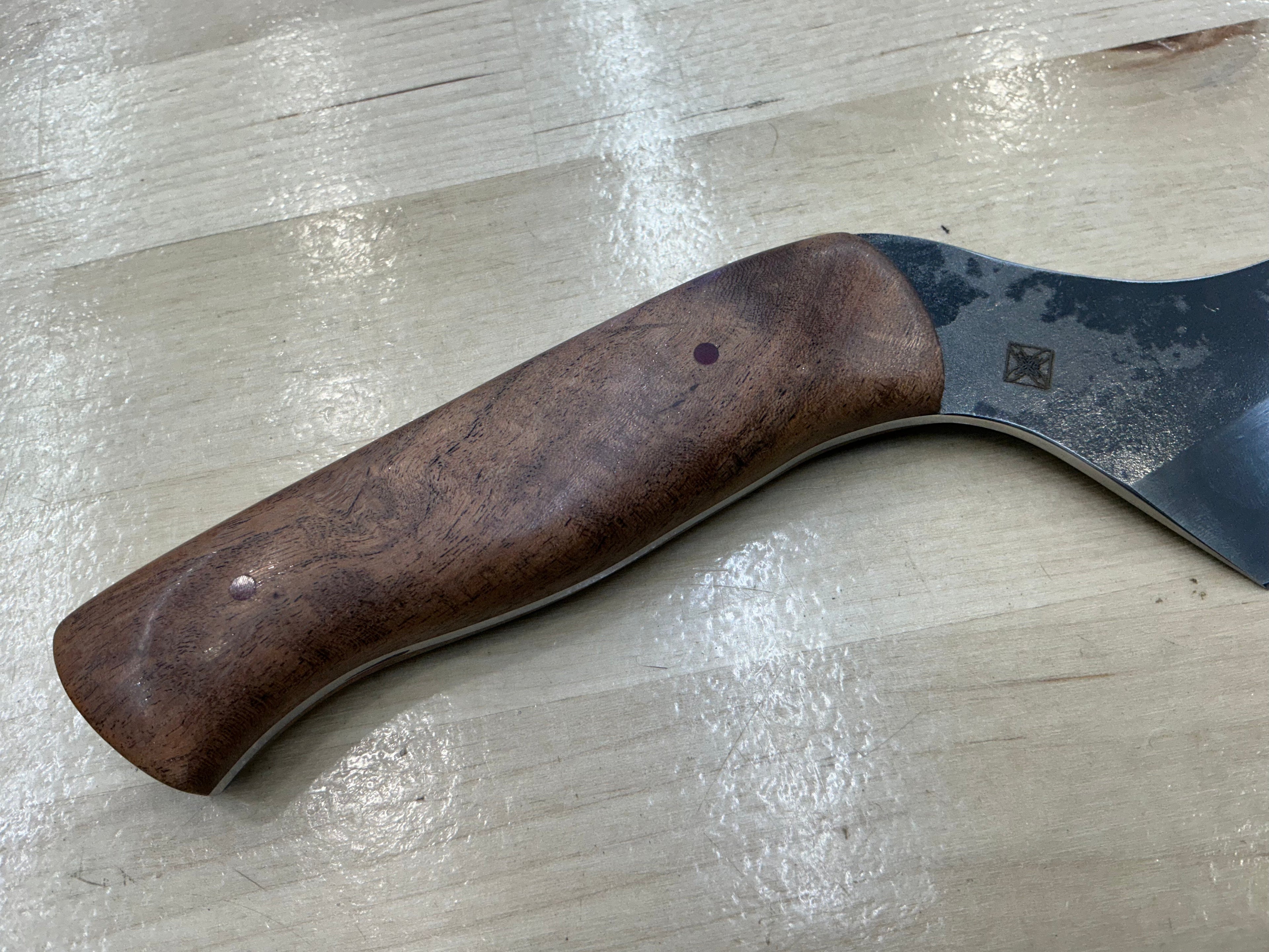 Short Bread Knife - CPM154 - Mesquite Handle