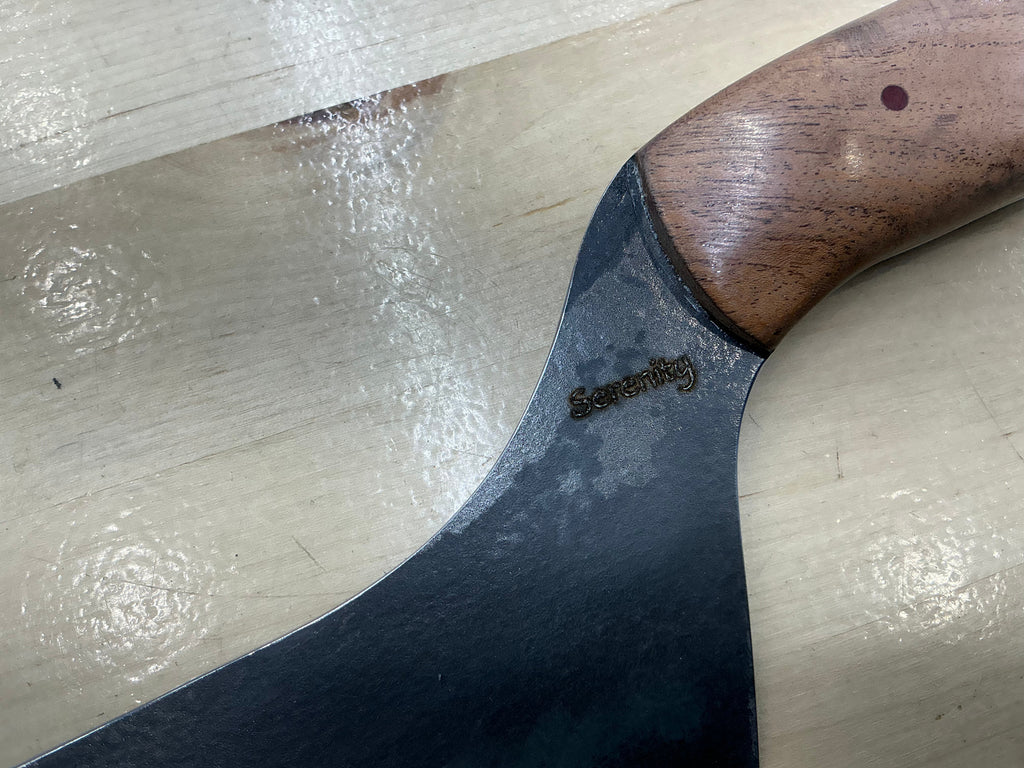 Short Bread Knife - CPM154 - Mesquite Handle