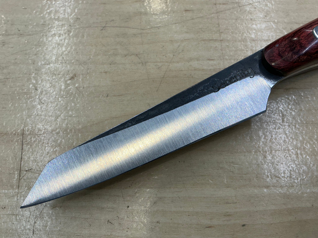 Rosewood Short Paring Knife - CPM154 - Liberty Wood Handle