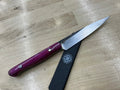 Long Fuschia Paring Knife - CPM154 - Liberty Wood Handle