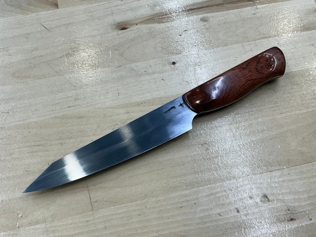 Steaksuki Knife - CPM154 - Amboyna Burl
