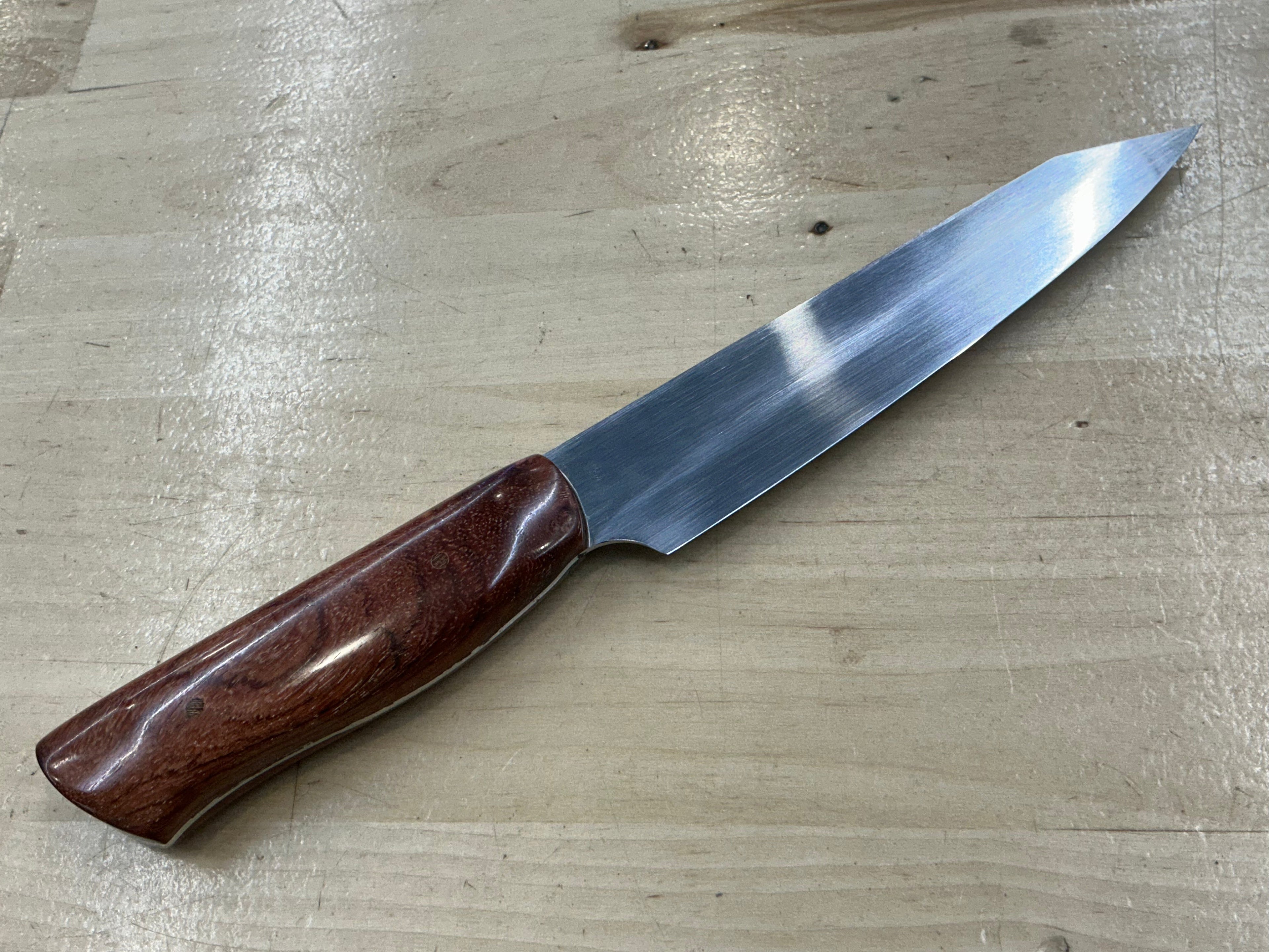 Steaksuki Knife - CPM154 - Amboyna Burl