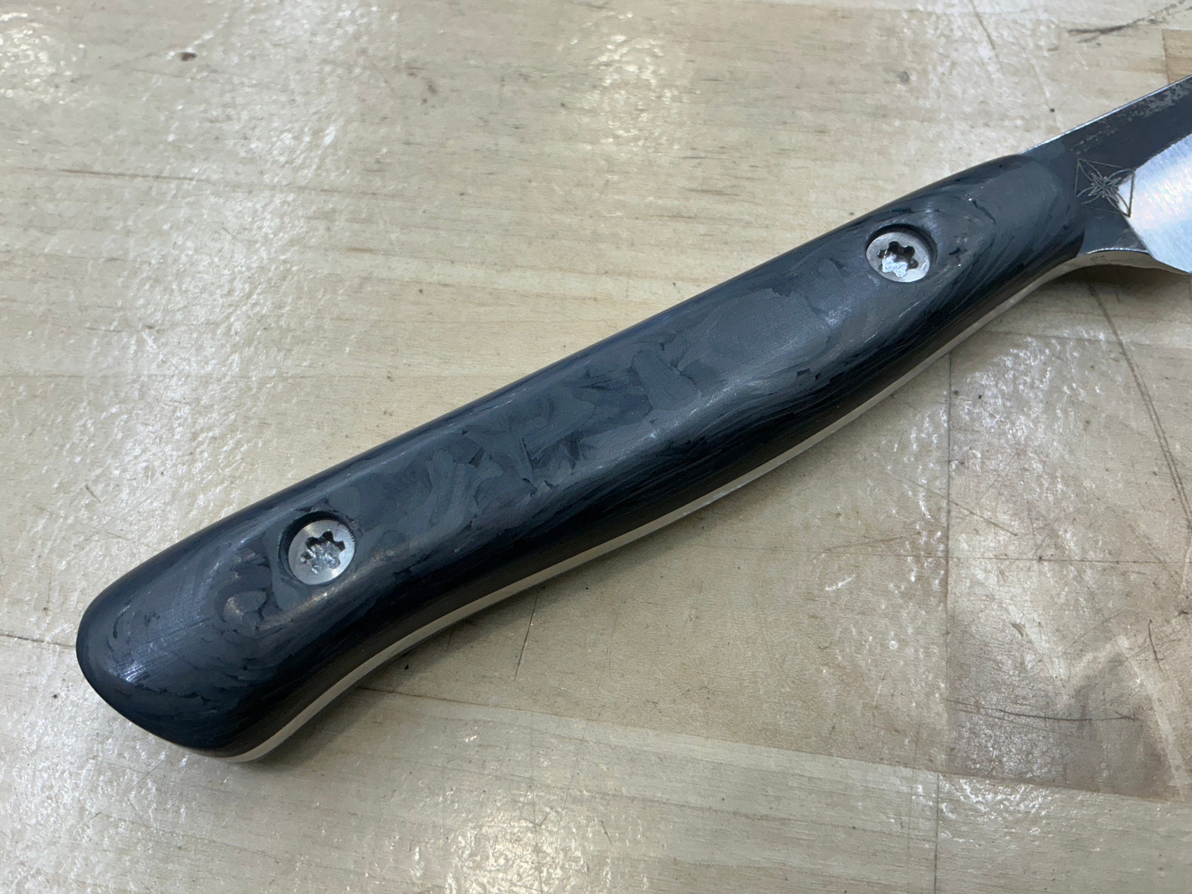 Carbon Fiber Short Paring Knife - CPM154