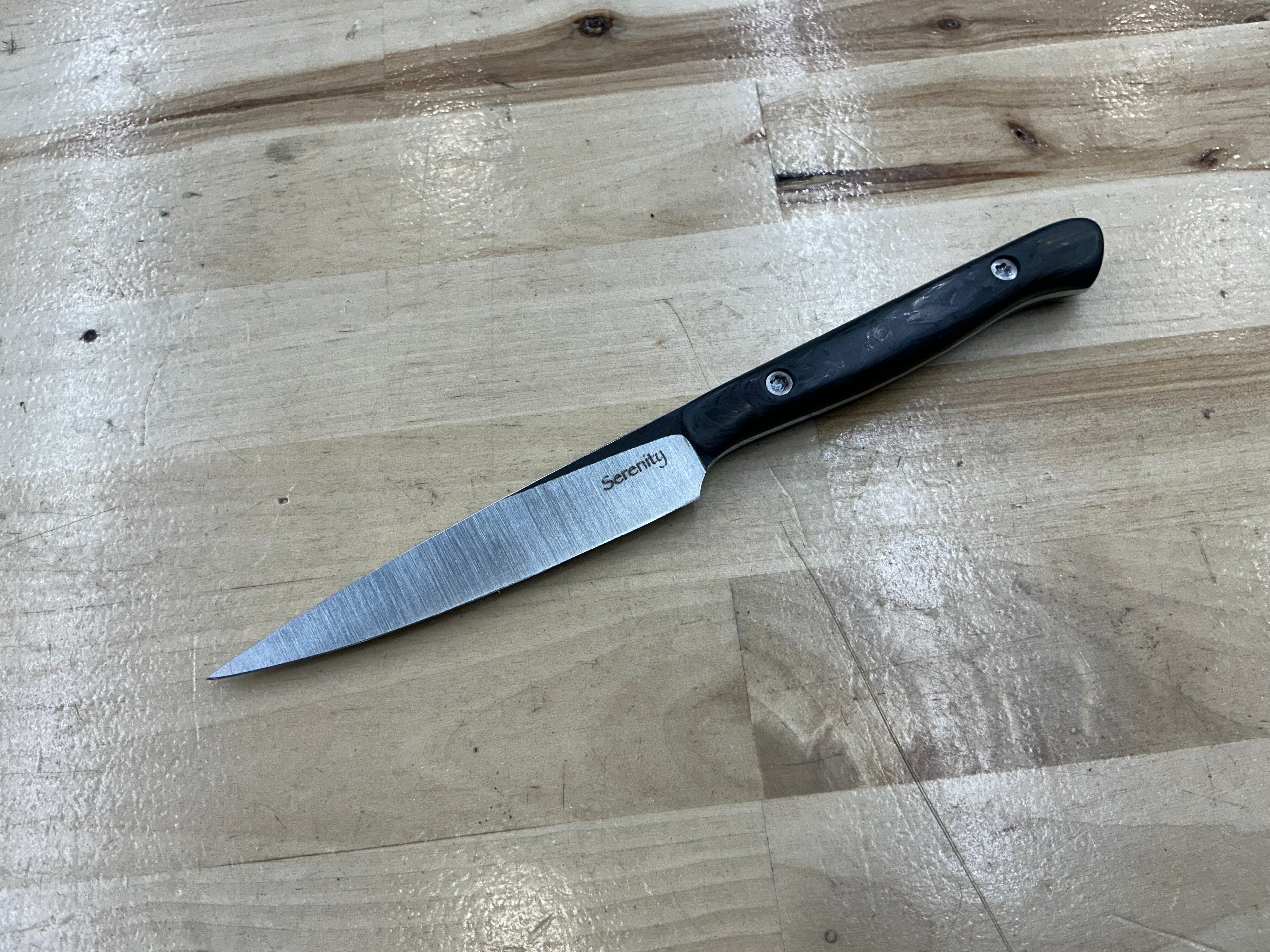 Carbon Fiber Long Paring Knife - CPM154