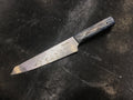 Paisley Petty Knife - Blue Dyed Texas Spalted Pecan - CPM MagnaCut