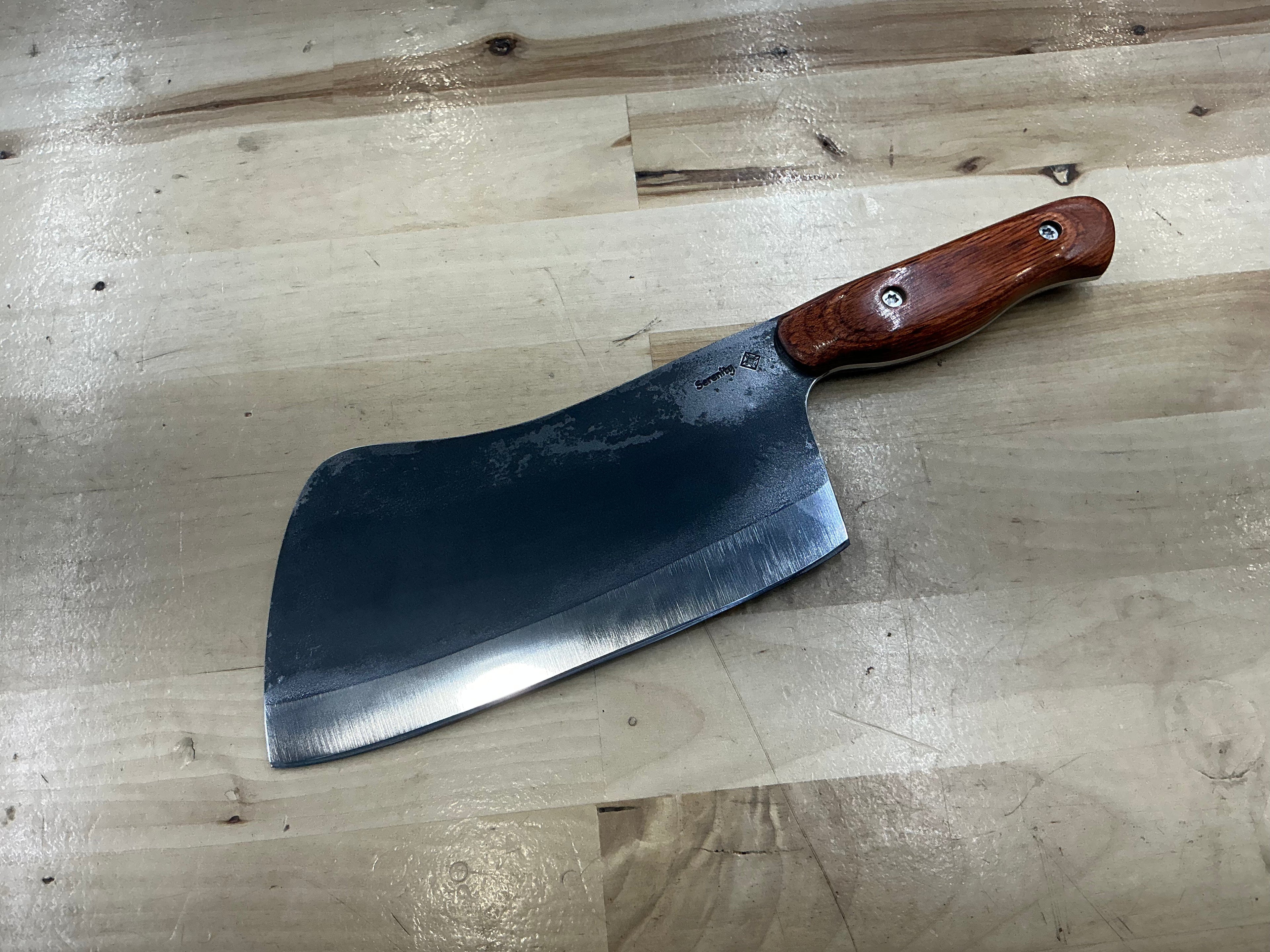 Cocobolo Cleaver - CPM154 - Liberty Wood Handle
