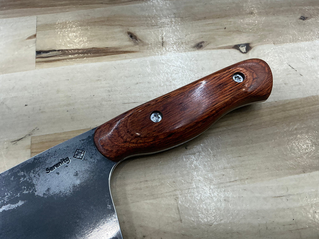 Cocobolo Cleaver - CPM154 - Liberty Wood Handle