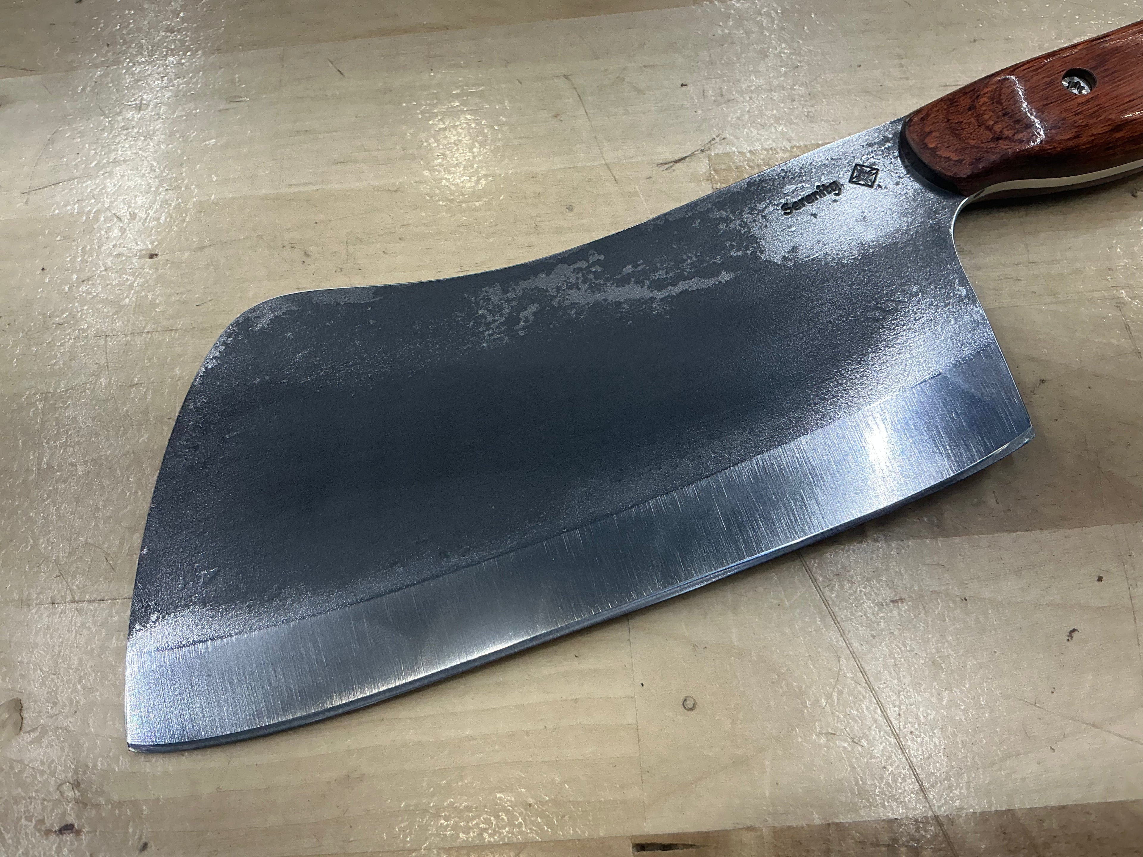 Cocobolo Cleaver - CPM154 - Liberty Wood Handle