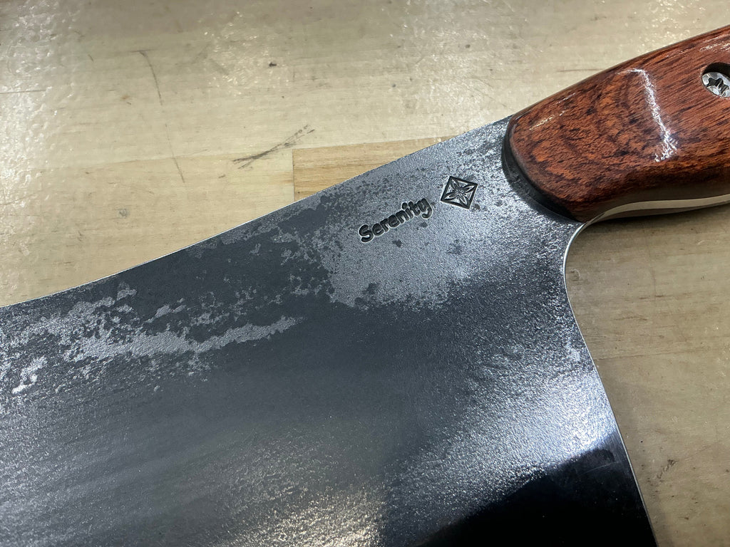 Cocobolo Cleaver - CPM154 - Liberty Wood Handle