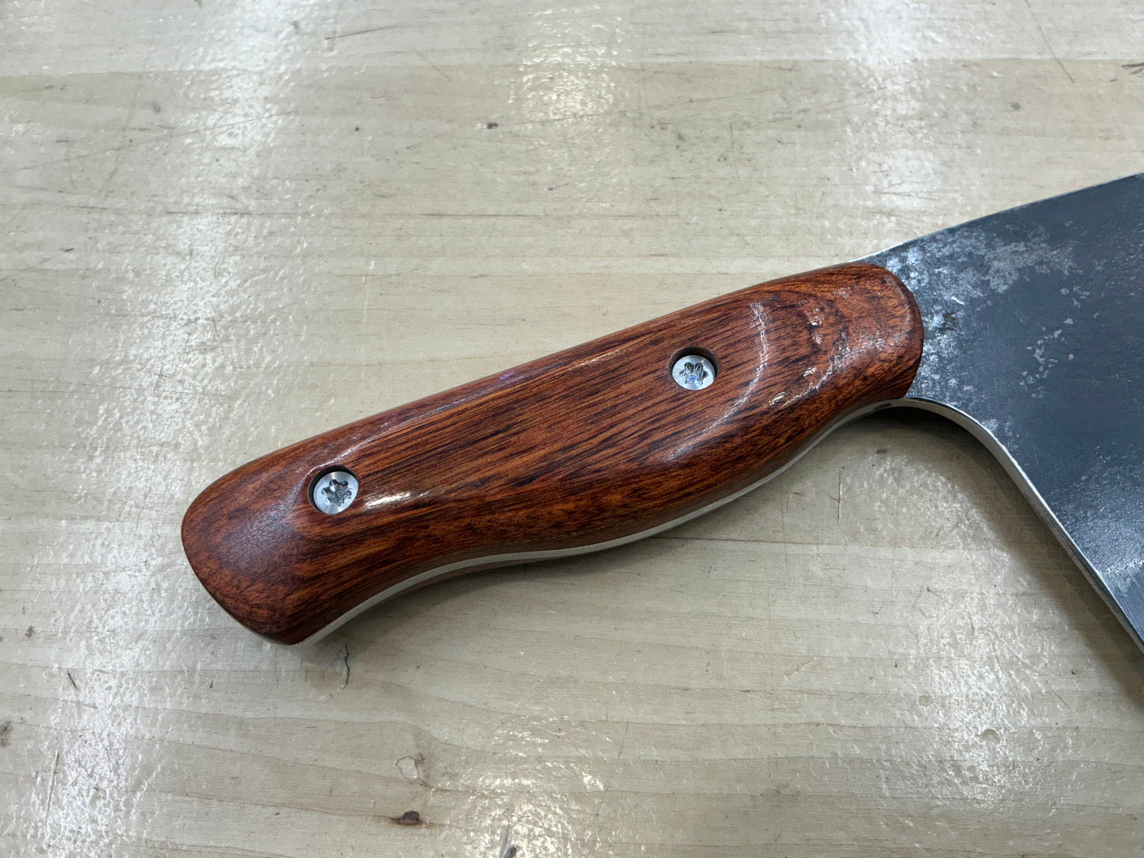 Cocobolo Cleaver - CPM154 - Liberty Wood Handle
