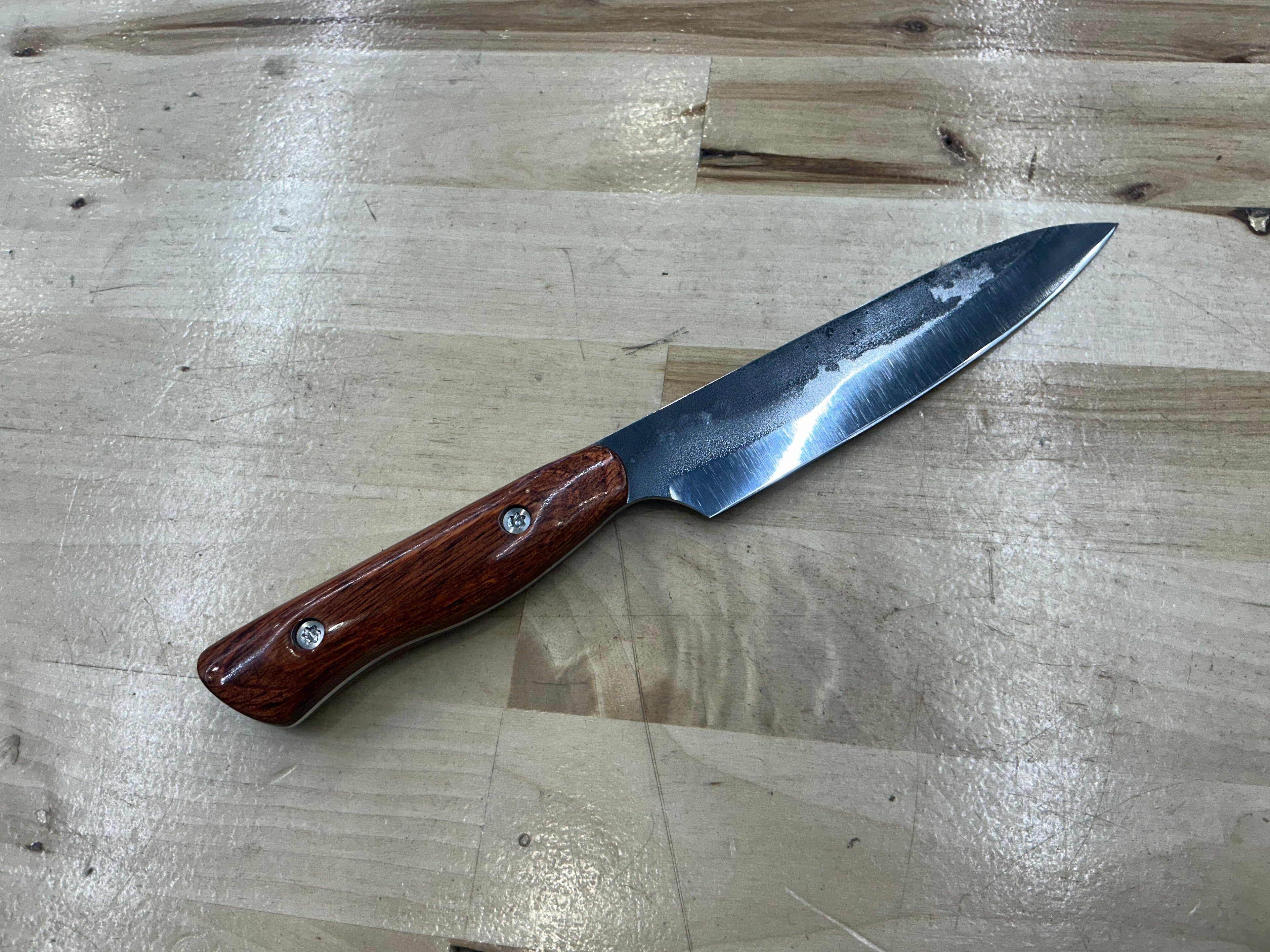 Cocobolo Petty Knife - CPM154 - Liberty Wood Handle