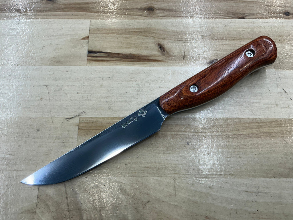 Cocobolo Steak Knife- CPM154 - Liberty Wood Handle
