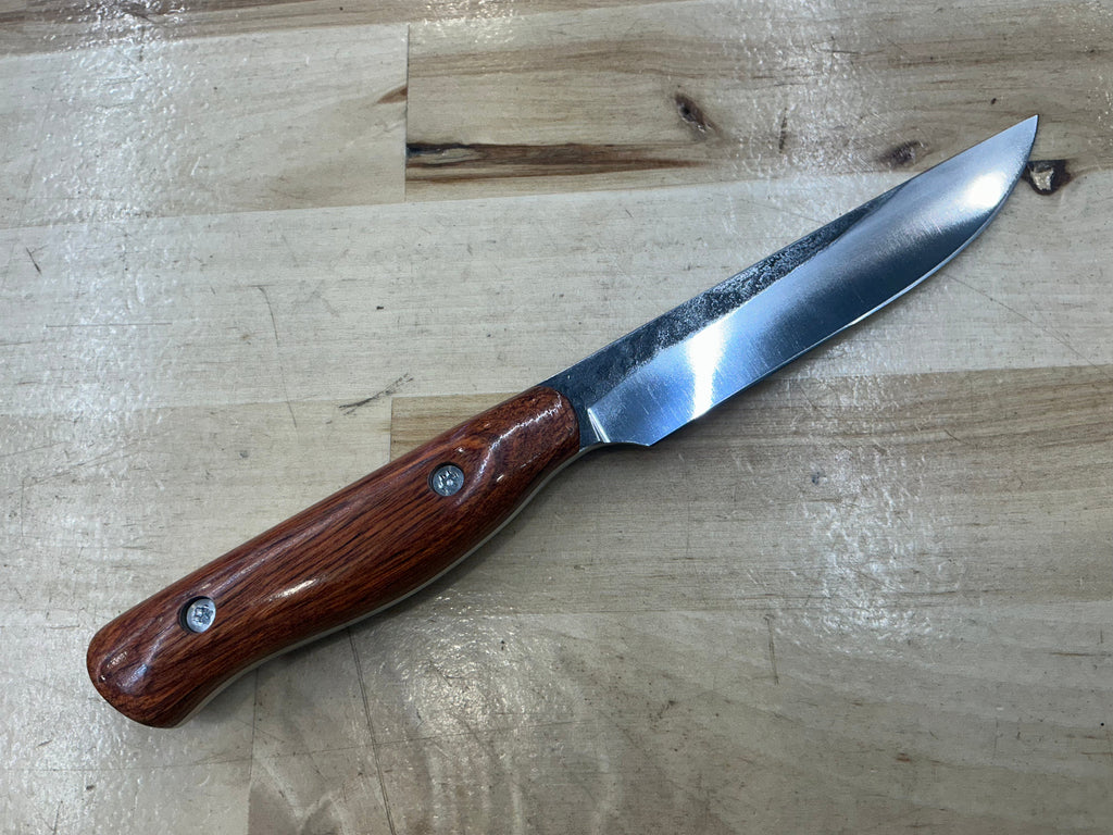 Cocobolo Steak Knife- CPM154 - Liberty Wood Handle