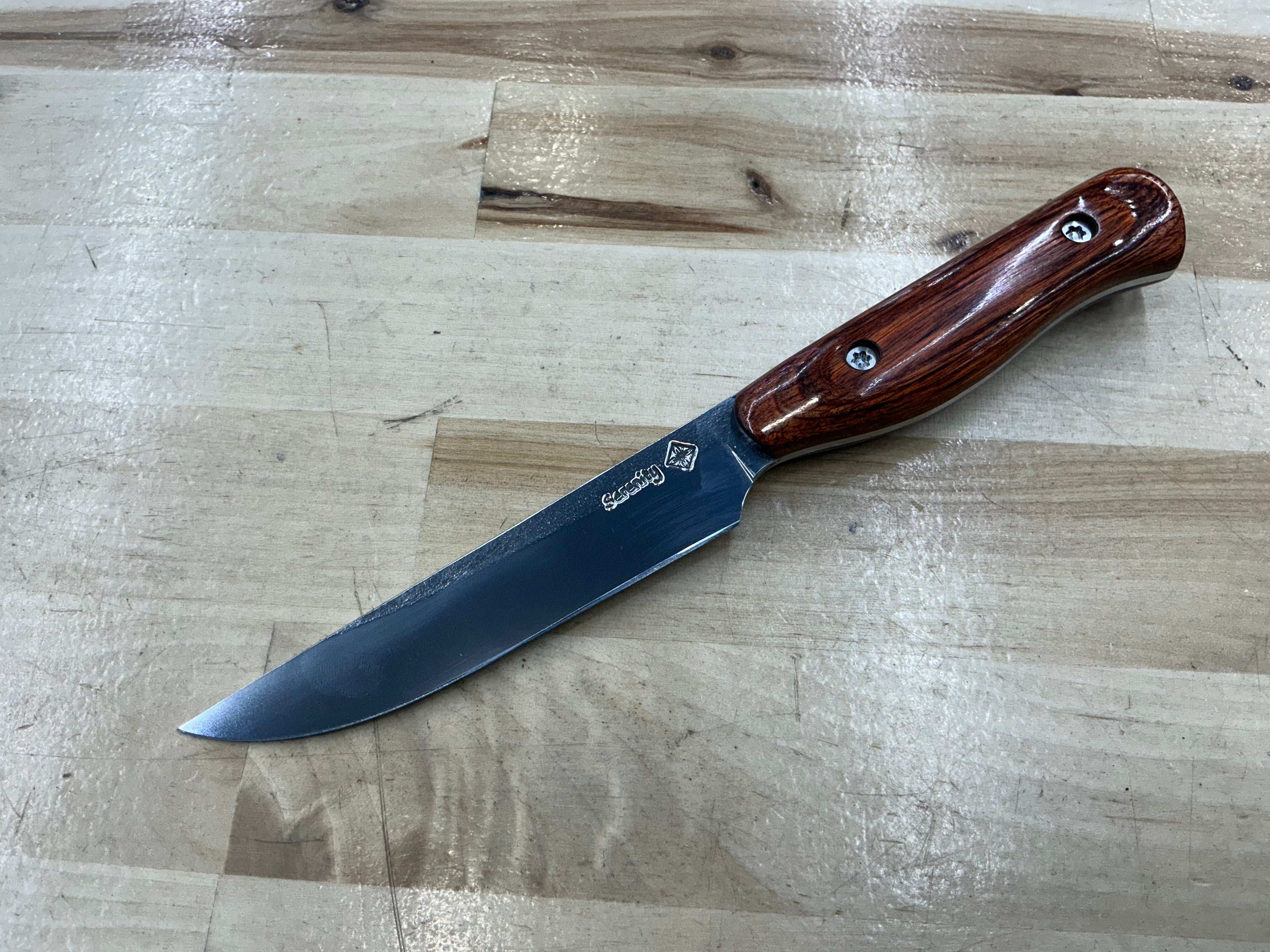 Cocobolo Steak Knife- CPM154 - Liberty Wood Handle