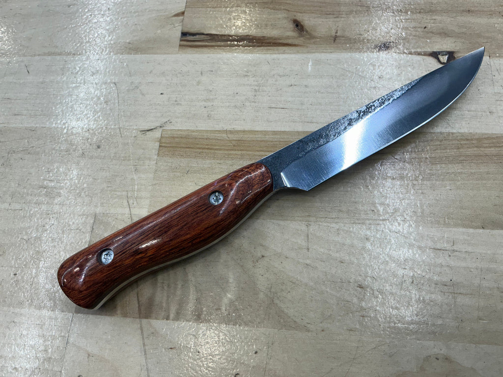 Cocobolo Steak Knife- CPM154 - Liberty Wood Handle