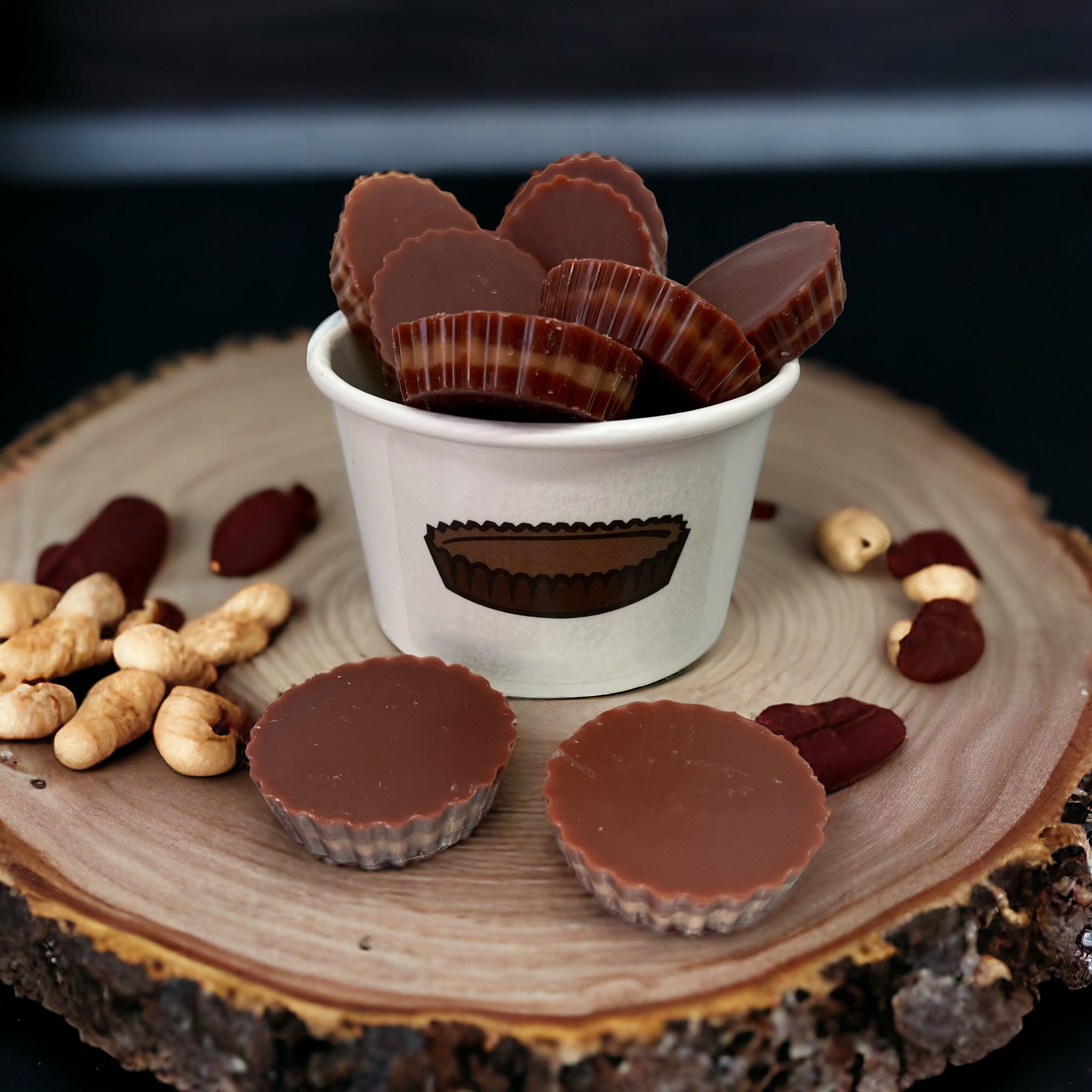 PEANUT BUTTER CUPS Realistic Wax Melts | Fake Food | 4.25 oz | 9 Melts