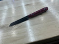 Fuschsia Short Paring Knife - CPM154 - Liberty Wood Handle