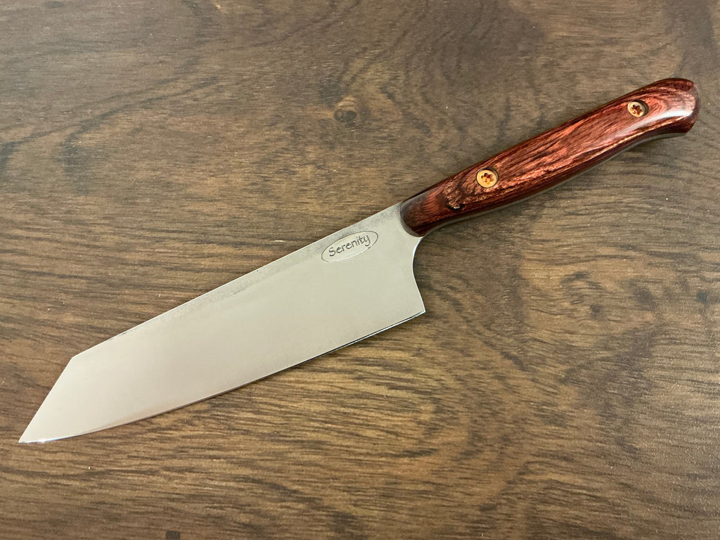 Rosewood Petty Knife - CPM154 - Laminated Wood Handle