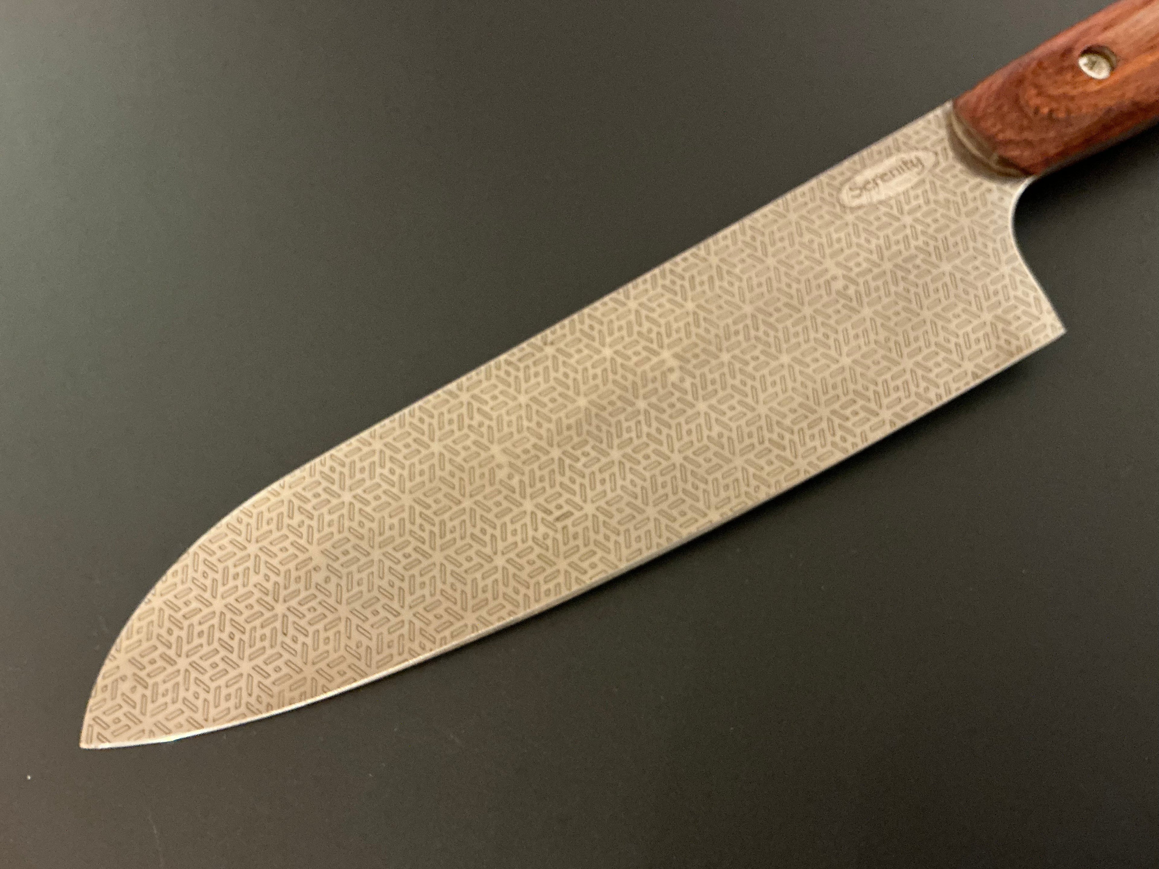 Star Santoku - CPM154 - Liberty Wood Handle