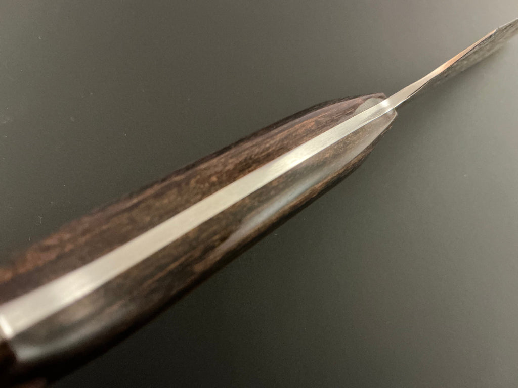 Walnut Lazmascus Santoku - CPM154 - Liberty Wood Handle