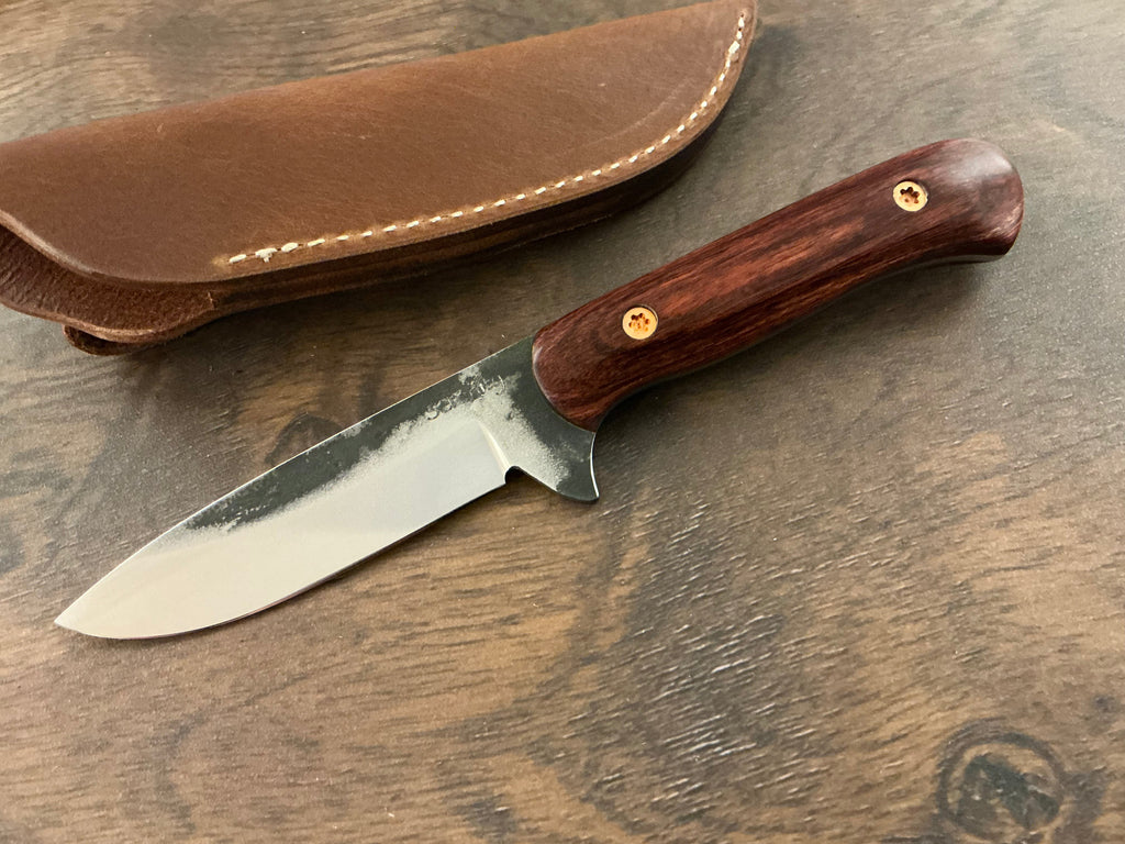 American Heritage Utility Knife - CPM154 with Cocobolo Laminate Wood Handle
