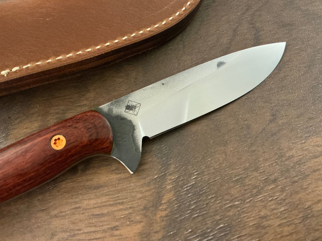 American Heritage Utility Knife - CPM154 with Cocobolo Laminate Wood Handle