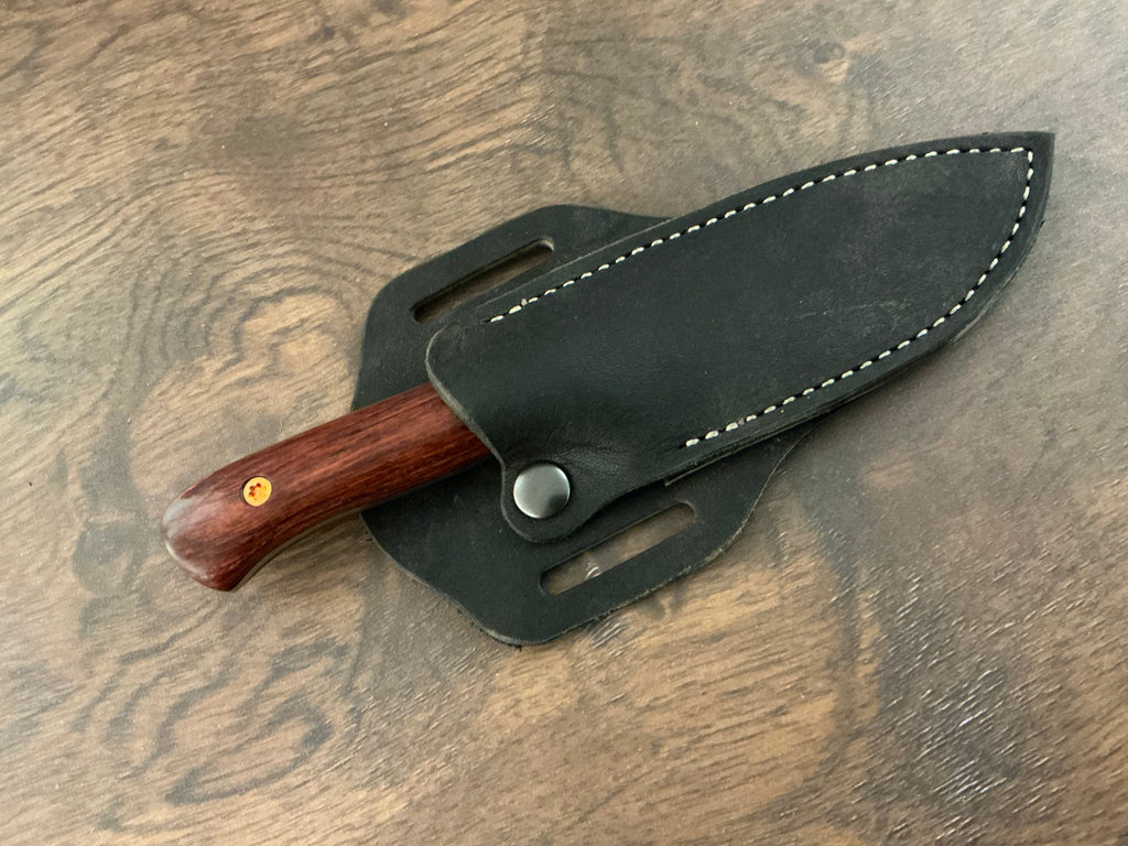 American Heritage Utility Knife - CPM154 with Cocobolo Laminate Wood Handle