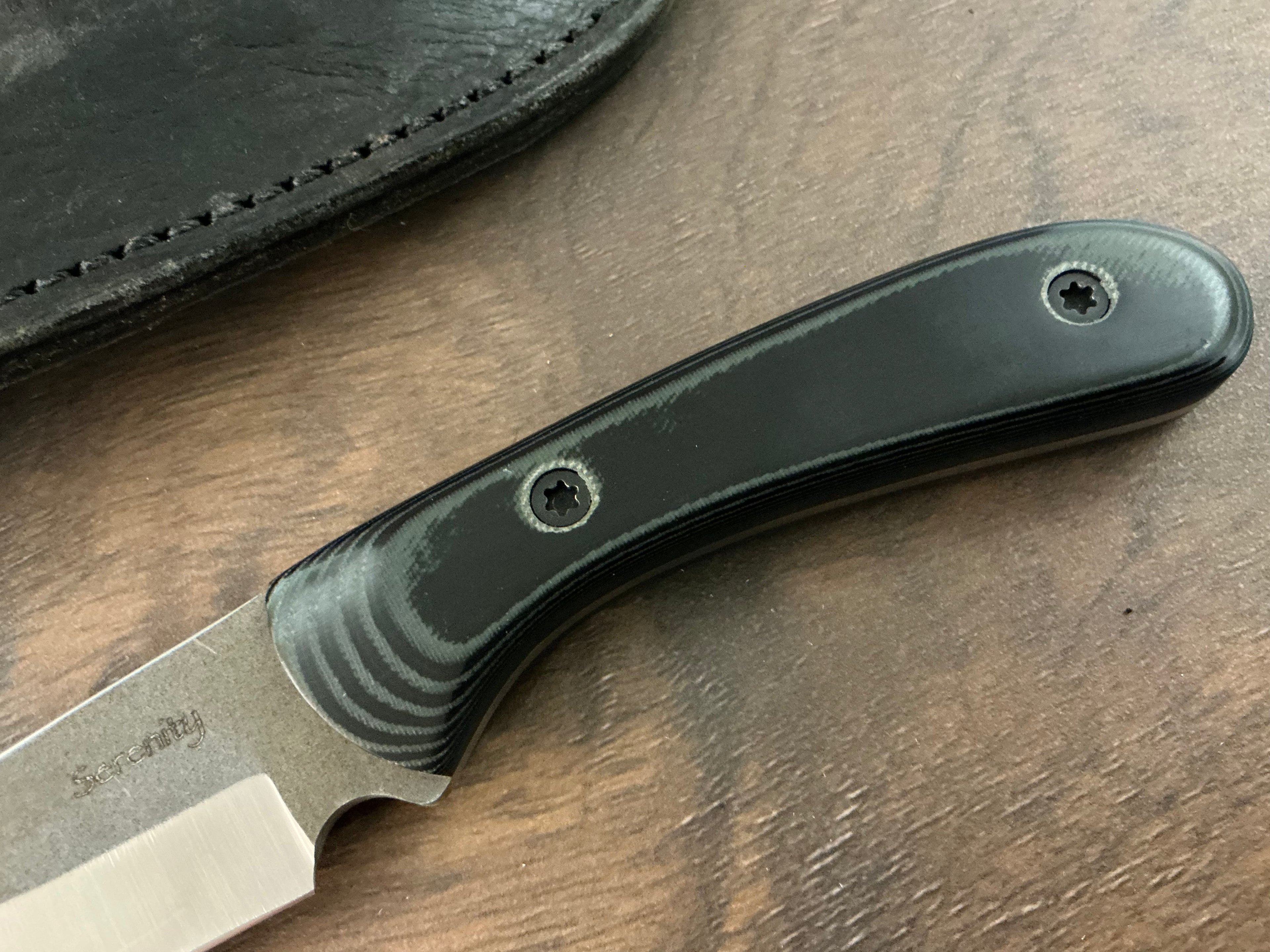 713 Utility Knife in CPM MagnaCut with Black/Grey G-10 Handle
