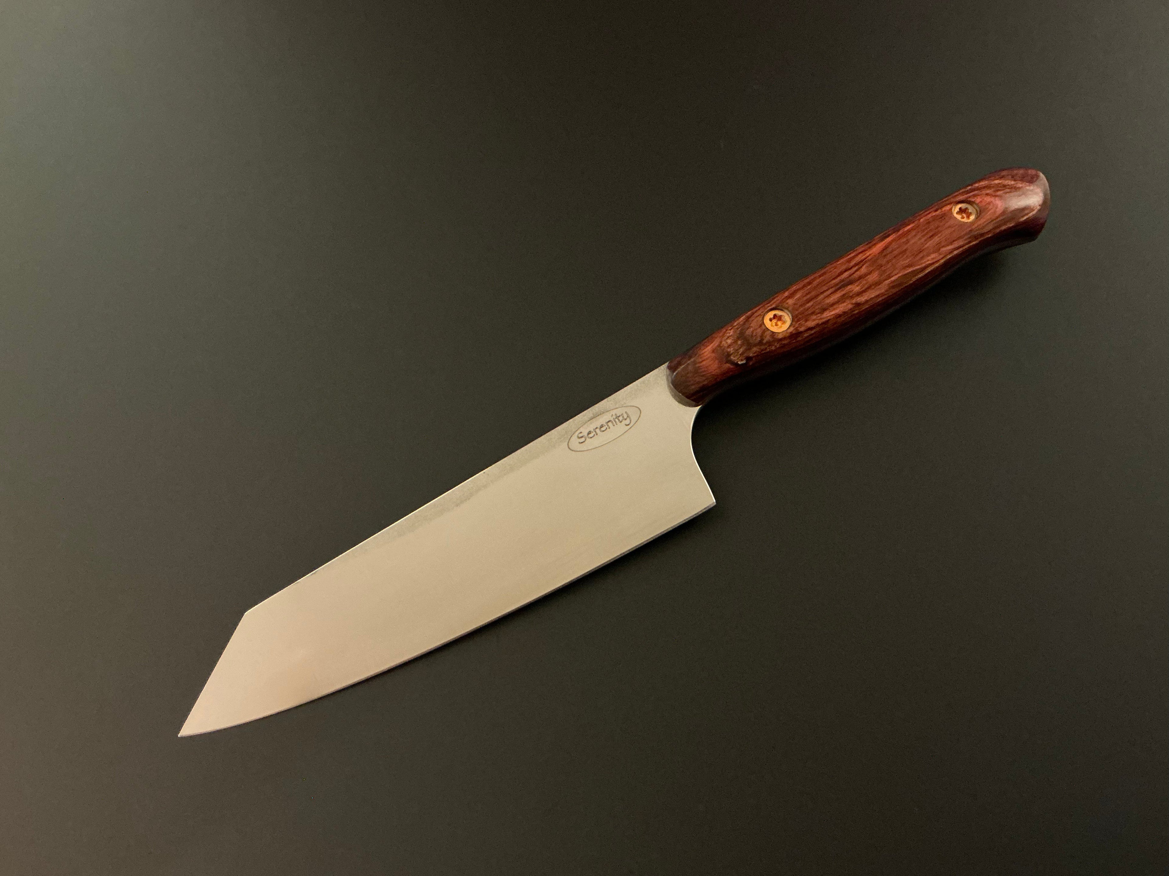 Rosewood Petty Knife - CPM154 - Laminated Wood Handle