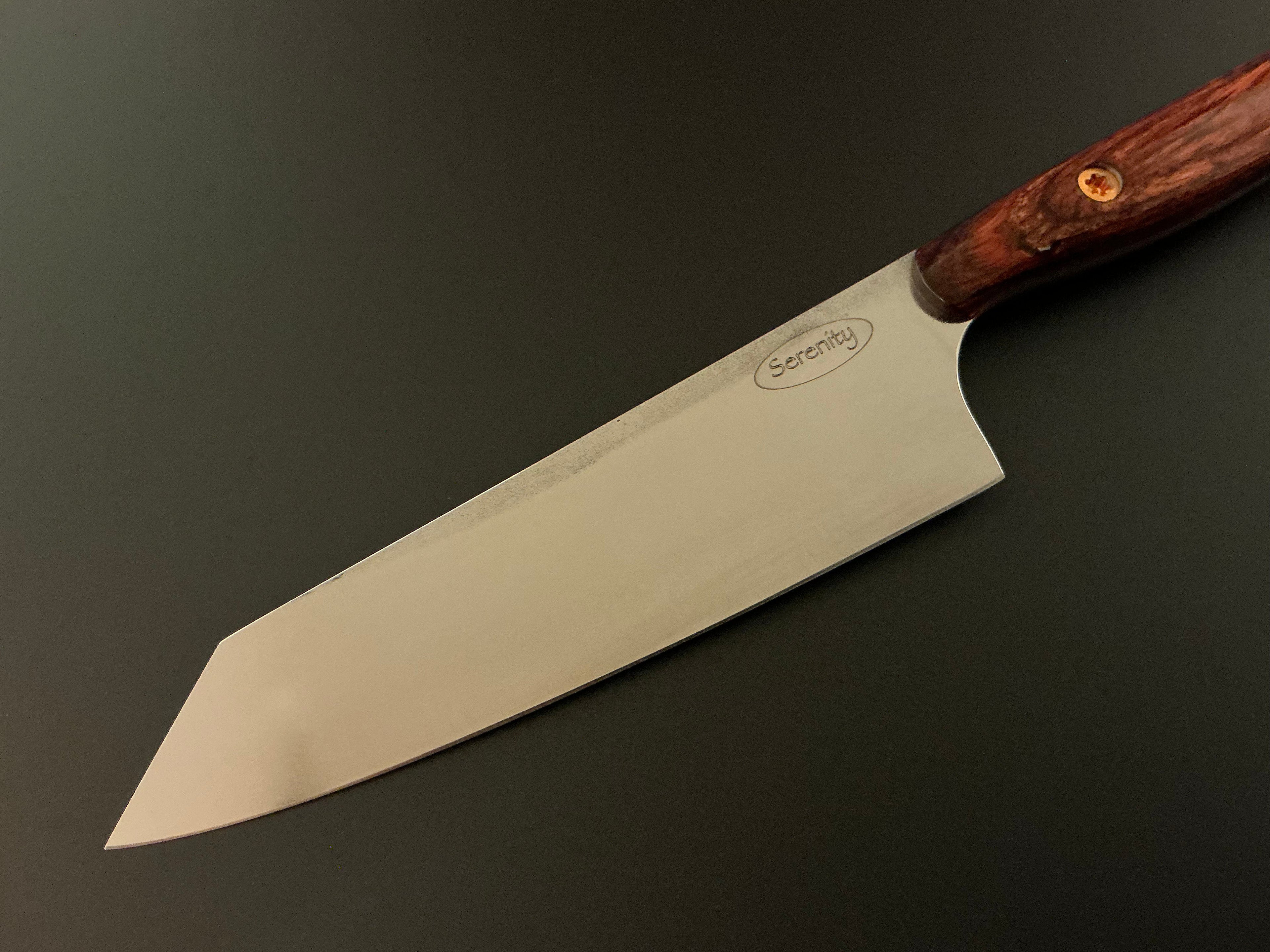 Rosewood Petty Knife - CPM154 - Laminated Wood Handle