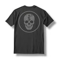 SNIPER SKULL LOGO TEE (HEAVY METAL GREY)