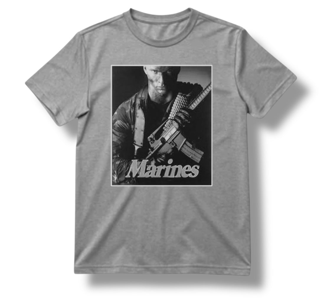 90'S MARINE TEE (GREY)