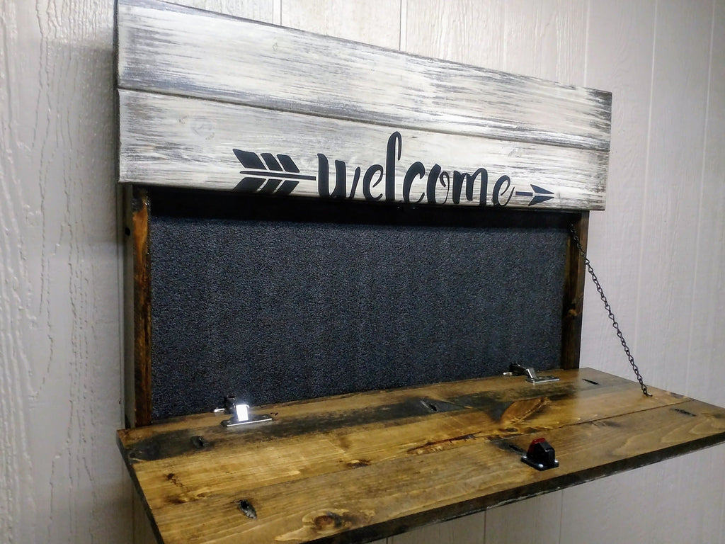 Welcome to Our Home  Hidden Gun Storage Sign