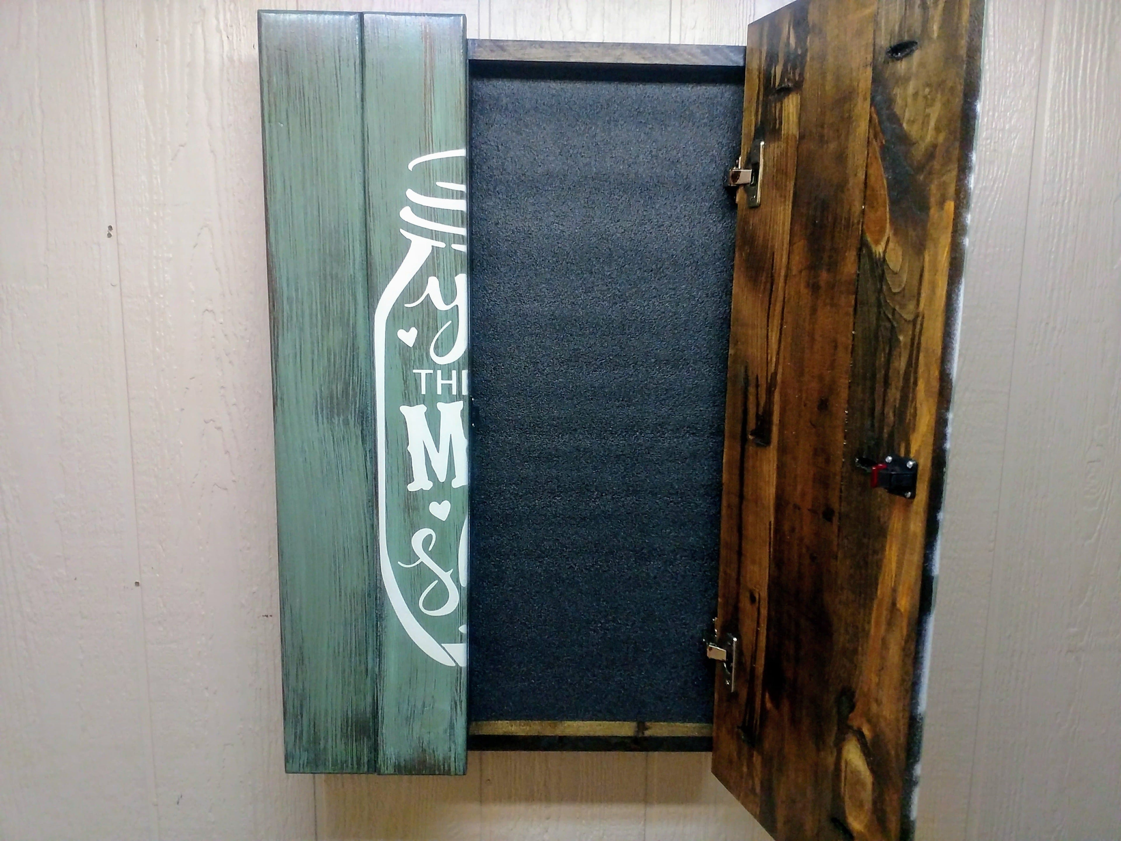 Moon To My Shine Hidden gun storage sign