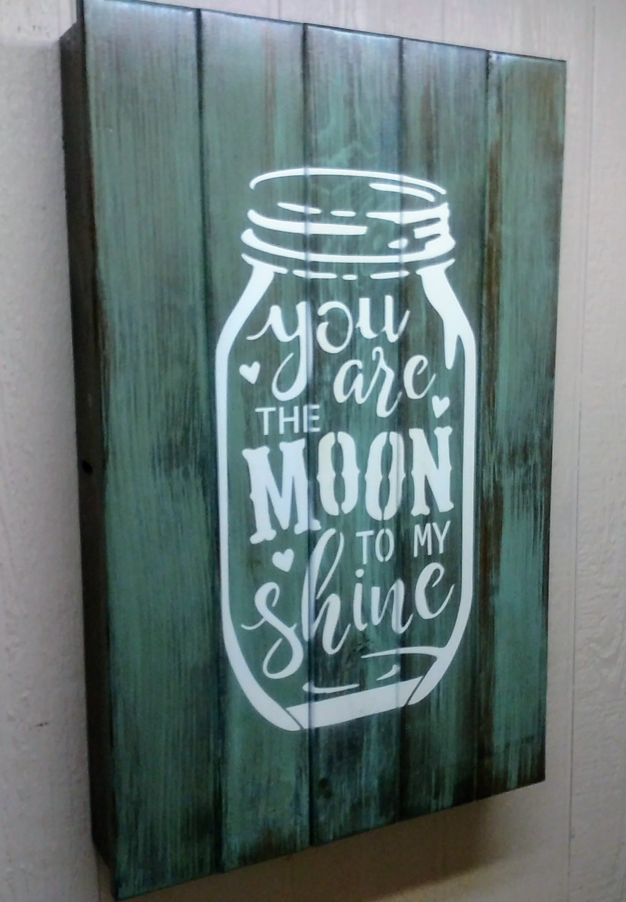 Moon To My Shine Hidden gun storage sign