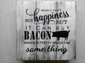 “MONEY CAN BUY BACON” GUN CONCEALMENT WALL ART BOX