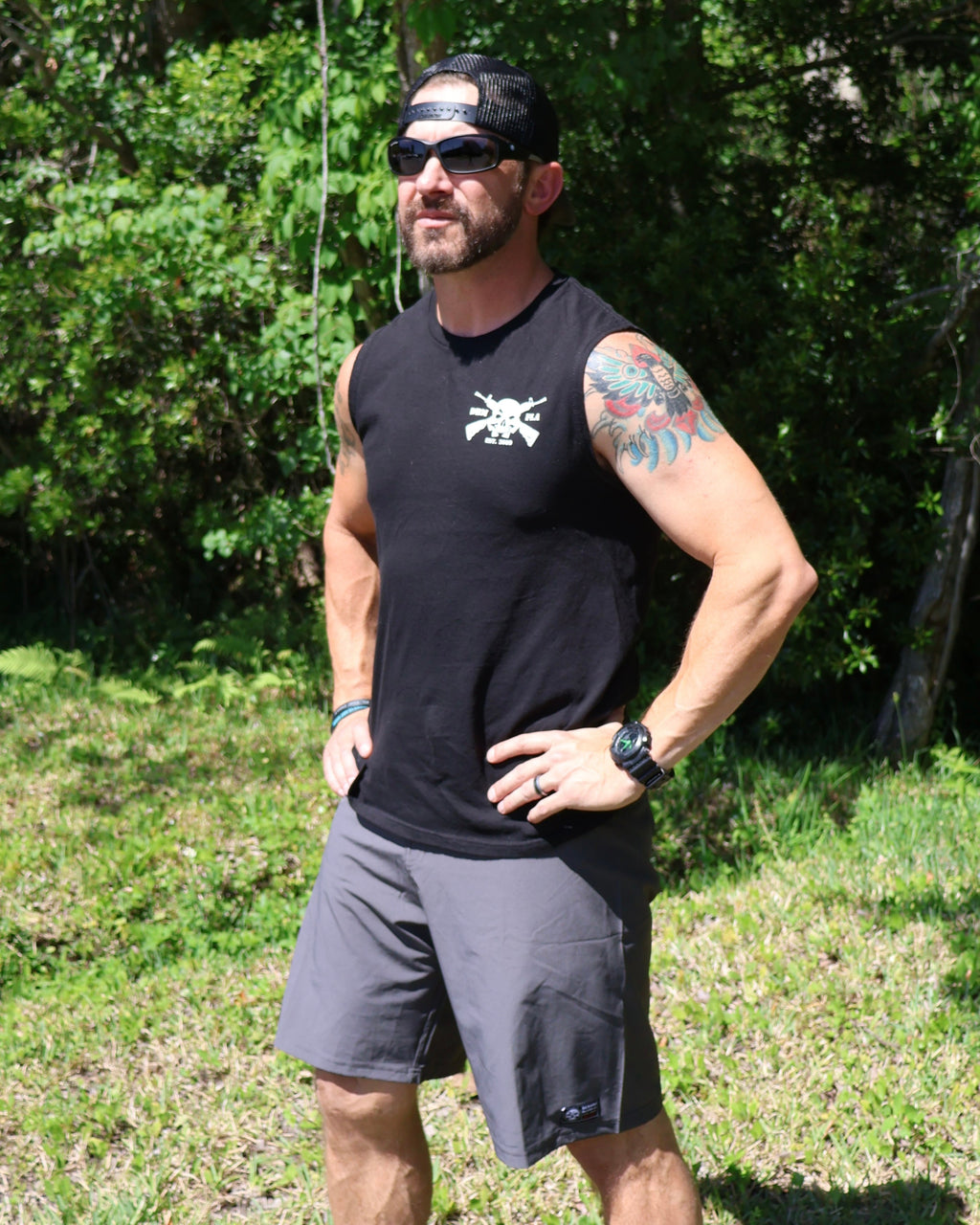 Gunmetal Stretch Board Shorts