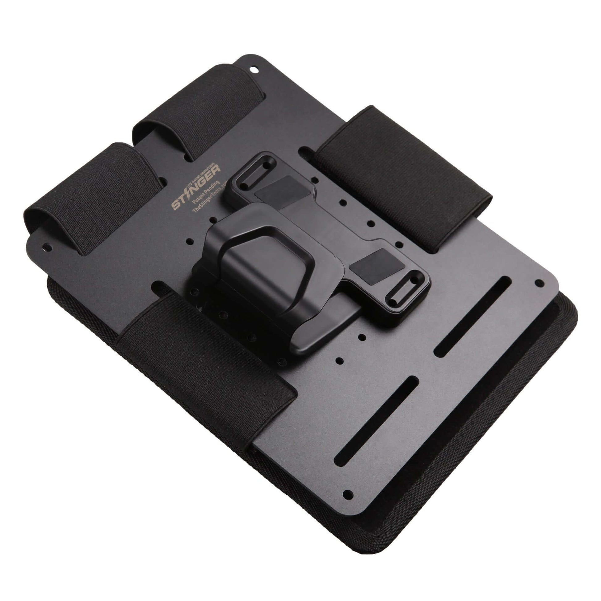 Bedside Magnetic Gun Mount, Bedside Holster with Safety Trigger Guard Protection (USA Flag)