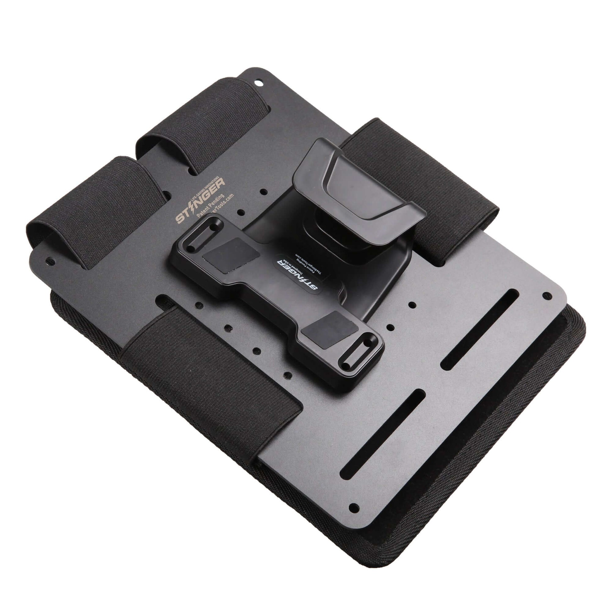 Bedside Magnetic Gun Mount, Bedside Holster with Safety Trigger Guard Protection (USA Flag)